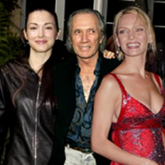 David Carradine, Julie Dreyfus And Uma Thurman