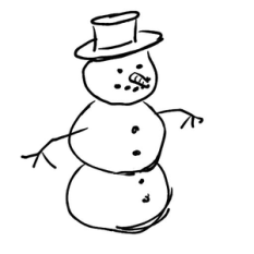 Snowman lost his head