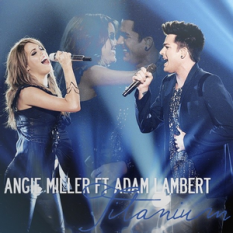 Angie Miller and Adam Lambert