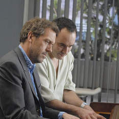 Hugh Laurie and Dave Matthews