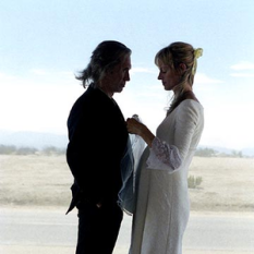 David Carradine and Uma Thurman