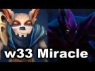 w33 Meepo vs Miracle- Spectre - 8k EU Dota 2