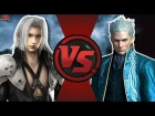 SEPHIROTH vs VERGIL! (Final Fantasy vs Devil May Cry) Cartoon Fight Club Episode 183
