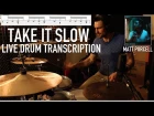 Matt Purcell - Take It Slow  - Live Drum Transcription and Studio Session Nick Bukey