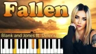 Blank and Jones - Fallen. 2 piano cover + ноты + урок