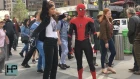 Tom Holland and Zendaya Filming Stunt Scene for Spider-Man: Far From Home in NYC