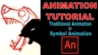 Traditional And Symbol Animation In Animate CC - By Abo & Karo creator and Teen Titans Go! Animator