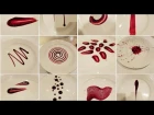 20 Different plating techniques | simple techniques for sauce/gel | art on plate | by Monika Talwar