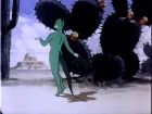 Tex Avery - Anthro Lizard shed her skin - Cross-Country Detours (1940)