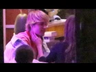 Justin Bieber Tenderly Kisses Selena Gomez's Hand During Valentine's Day Dinner Date