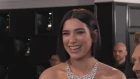 Dua Lipa Can't Stop Crying at 2019 Grammy Awards