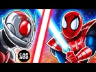 SPIDERMAN vs ANTMAN part 02 [ Animated Superheroes Masked Rider Ultraman Parody ]