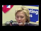 Hillary Clinton is very ill---watch her severe coughing fits.