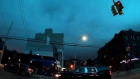 GREEN SKY & FLASHING LIGHTS: Con Edison Transformer Explodes in Astoria, Queens, NYC