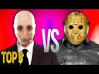 ТОП 5 ХОРРОР РЭП БИТВ (ДЖЕЙСОН ВУРХИЗ VS СЛЕНДЕРМЕН) | Top Horror Song Jason Voorhees VS Slenderman