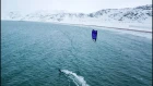 Кайтсёрфинг в Баренцевом море 2018 / Kite surfing on the edge of the earth Barents Sea,  Teriberka