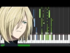 Yuri!!! on ICE [ユーリ!!! on ICE] EP 3 OST - Agape (Piano Synthesia Tutorial + Sheet)