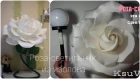 DIY / МК светильник Роза из изолоа на садовый светильник FixPrice / Large Rose lamp