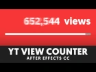 T040 How to make YouTube View Counter (with comma) in After Effects