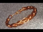 Unisex twisted bracelet - How to make wire jewelery