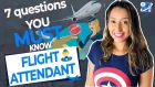 7 MUST Know Questions To Ask The Flight Attendant - English at the Airport