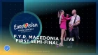 Eye Cue - Lost And Found - F.Y.R. Macedonia - LIVE - First Semi-Final - Eurovision 2018