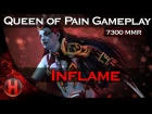 Inflame 7300MMR Queen of Pain Gameplay Dota 2