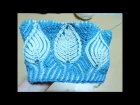Женская шапка в технике Бриошь спицами. Часть 1 // Brioche Stitch // Women's hats knitting