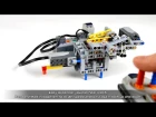 Lego Technic 4-speed RC Sequential Transmission With Stepper Shifter
