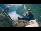 MTB Freerider Makken & his Dog Charge Geiranger Fjord | The Tourist 2