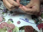 How to Make French Ribbonwork Leaves and Filler Flowers