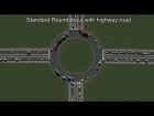 Traffic flow measured on 30 different 4-way junctions