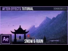 After Effects Tutorial: Create SNOW and RAIN with Particles