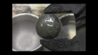 Super Cooled Nickel Ball in Gasoline