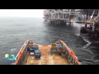 Offshore Timelapse #5 - Overview of AHTS vessel's deck