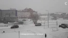 Snowstorm in Salekhard, Russia, june 1, 2018 | Снегопад в Салехарде 1 июня 2018 года