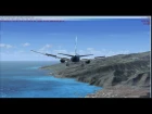 PMDG Boeing 777F landing at the airport of Madeira (LPMA)