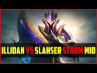 VP.IllidanSTR Silencer vs Slahser Storm Spirit mid | Dota 2 Ranked gameplay