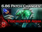 6.86 Patch Changes Dota 2 - Tidehunter Aghanim's Scepter Update!
