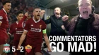 LFC commentators go mad in the gantry... | Incredible Anfield atmosphere