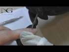 Как обрезать кутикулу одной полосочкой / How to cut a strip of cuticle