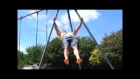 Front lever to pullover variations - bodyweight core training (HD)