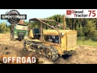 Spin Tires DT 75 Crawler Tractor Off-road Test