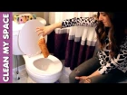 CLOGGED TOILET? How to Unclog the Toilet without a Plunger!