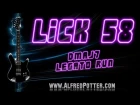 Lick #58 - Dmaj7 Legato Run + TAB