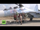Syria: Sukhoi Su-30M armed before take-off for another sortie