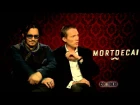 Johnny Depp and Paul Bettany Talk Mortdecai, Black Mass, Avengers 2, and More