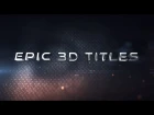 After Effects Tutorial - Epic 3D Titles (No Plug-ins)