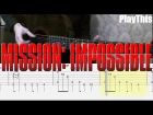 [Миссия Невыполнима] Как играть на гитаре (Mission Impossible) + ТАБЫ | Уроки гитары от PlayThis#17