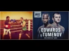 Albert 'Einstein' Tumenov training for Leon 'Rocky' Edwards at UFC 204